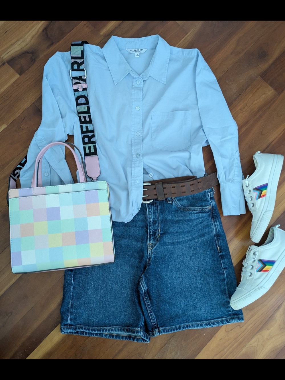 Liverpool Oversized Light Blue Button-Up Shirt